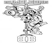 Printable transformers bumblebee 5  coloring pages